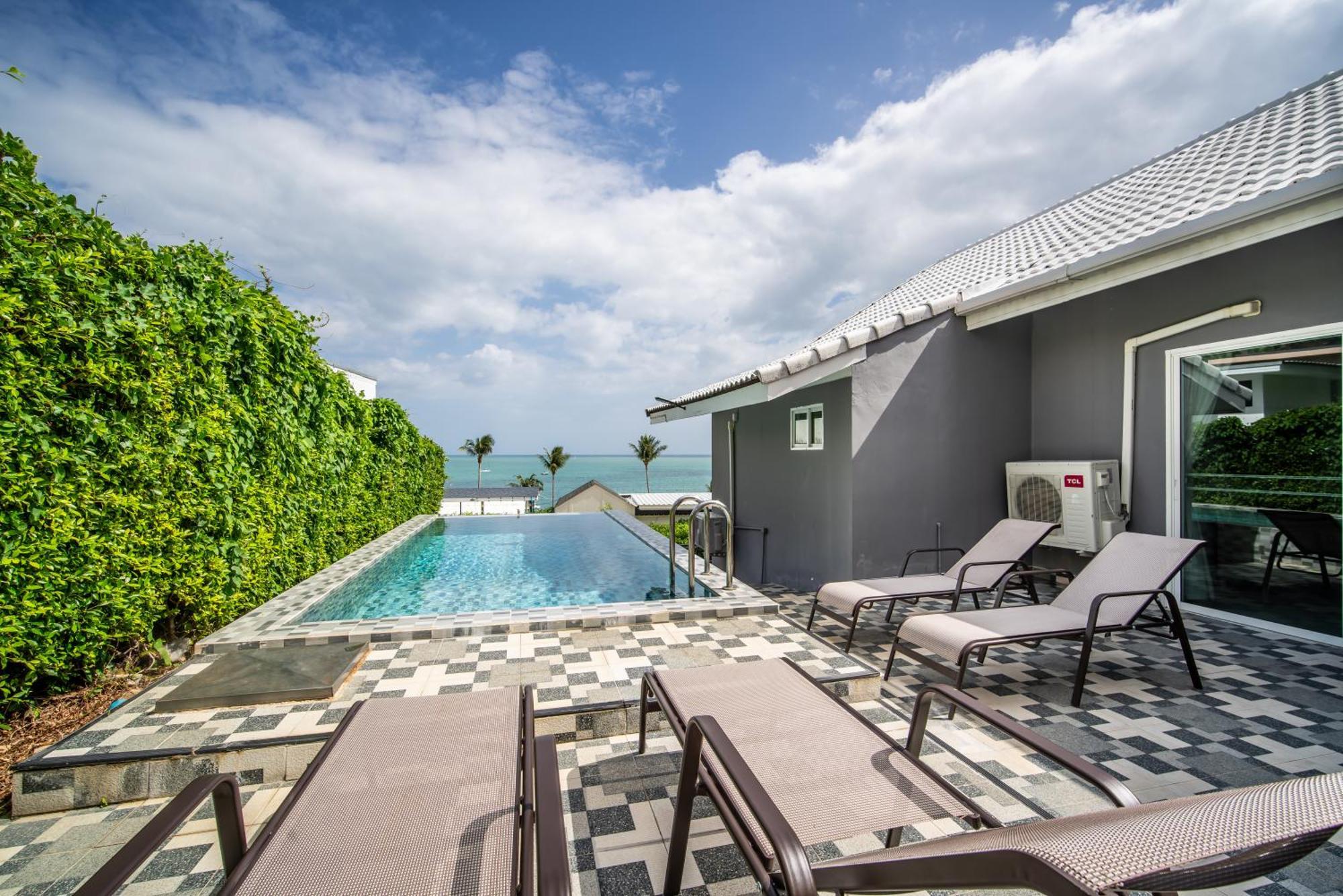 Mona Seaview Pool Villa Beach Front Aoyon Beach Ban Ao Makham Ruang foto