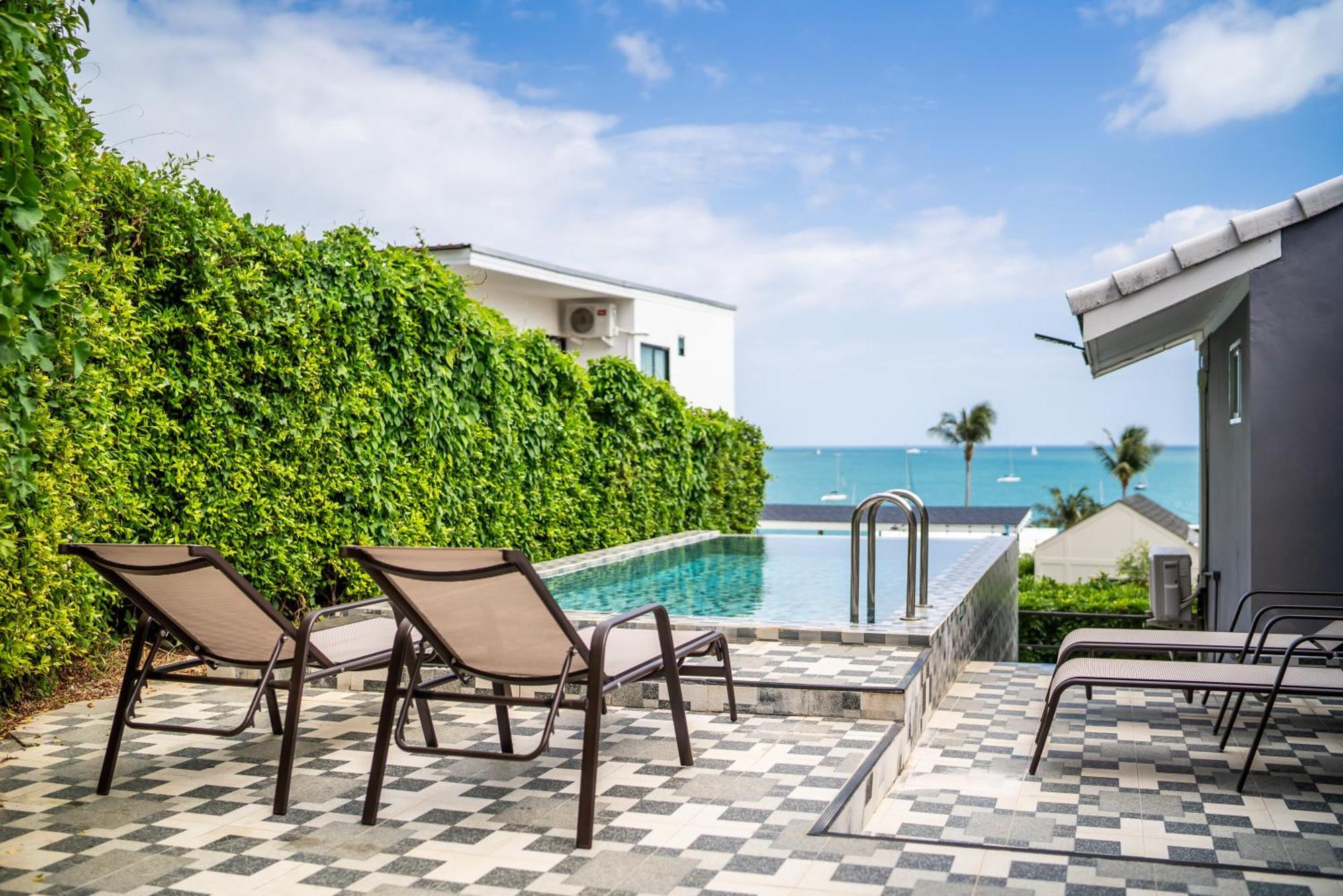 Mona Seaview Pool Villa Beach Front Aoyon Beach Ban Ao Makham Ruang foto