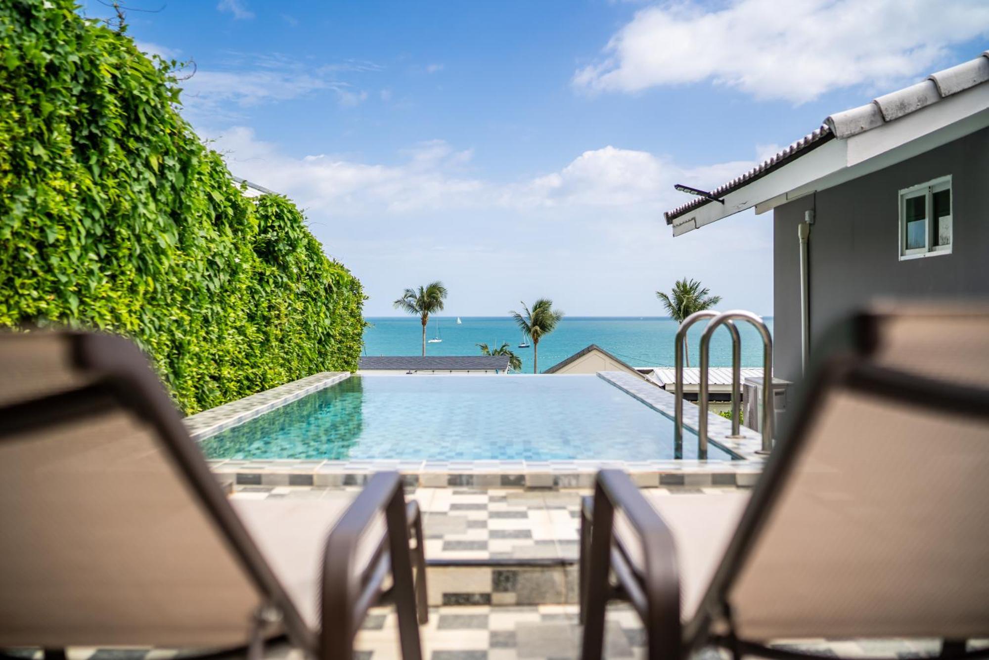 Mona Seaview Pool Villa Beach Front Aoyon Beach Ban Ao Makham Ruang foto