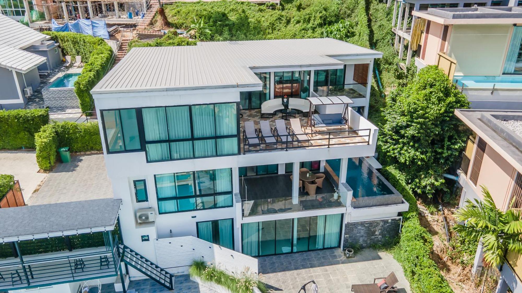 Mona Seaview Pool Villa Beach Front Aoyon Beach Ban Ao Makham Bagian luar foto