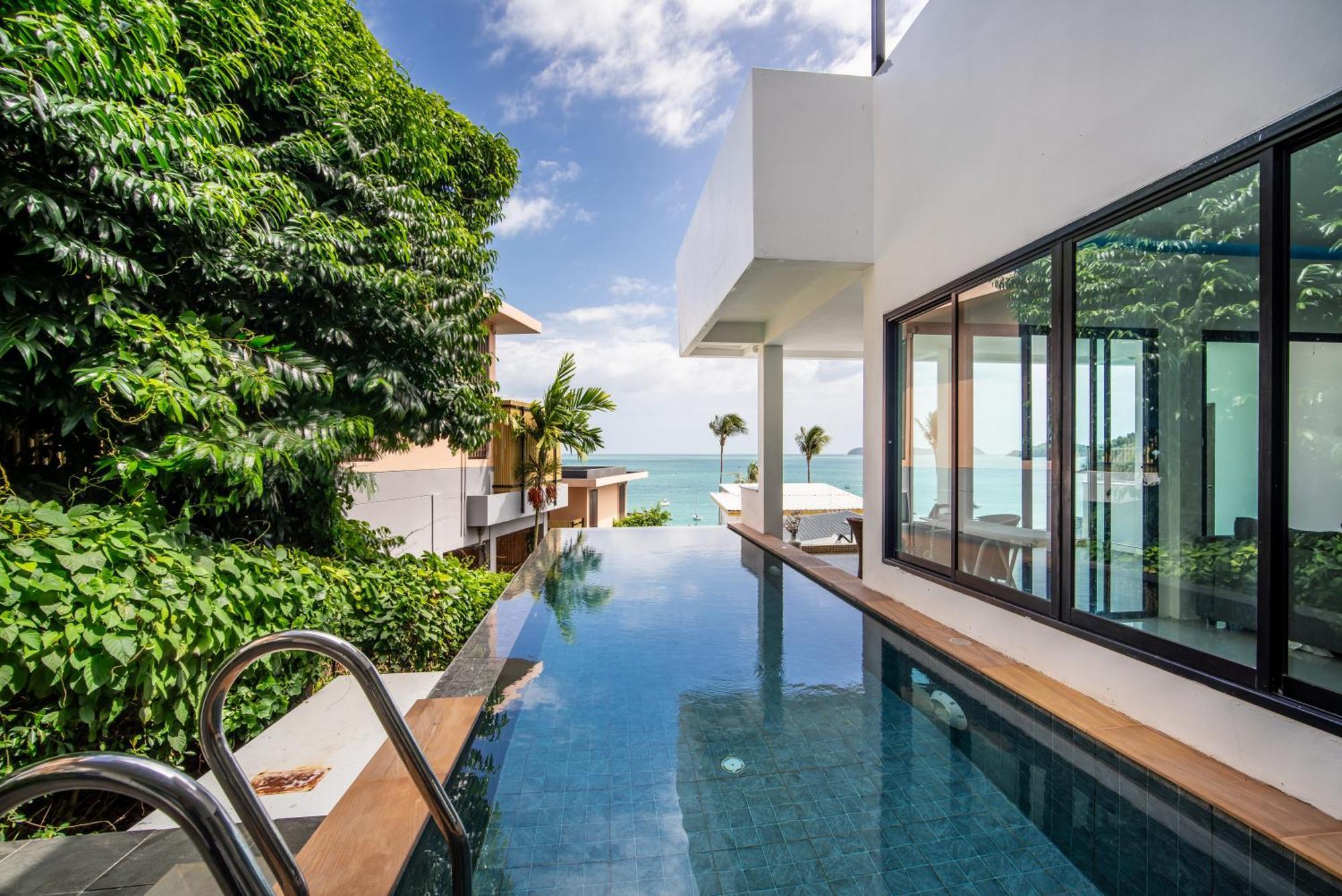 Mona Seaview Pool Villa Beach Front Aoyon Beach Ban Ao Makham Ruang foto