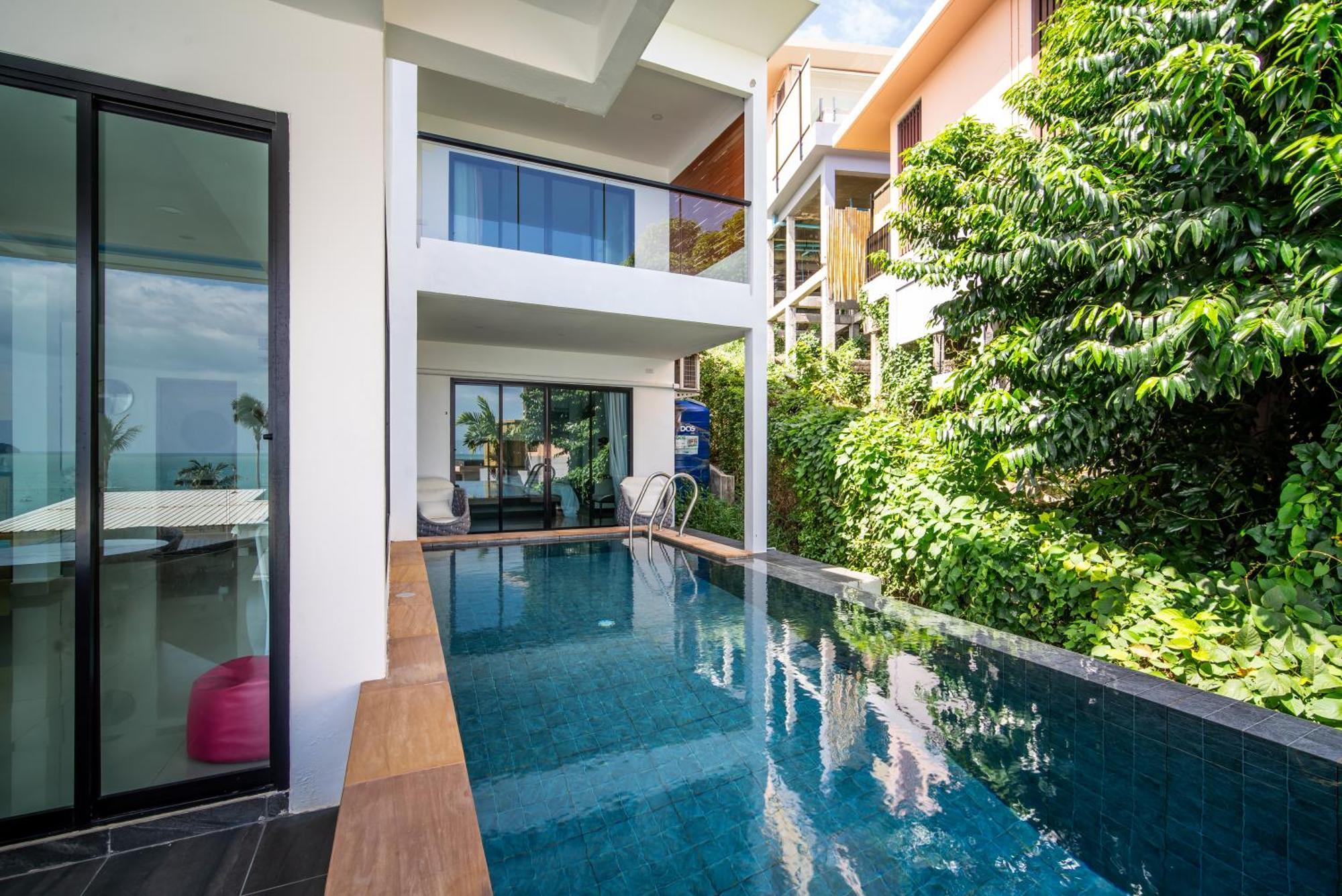 Mona Seaview Pool Villa Beach Front Aoyon Beach Ban Ao Makham Ruang foto