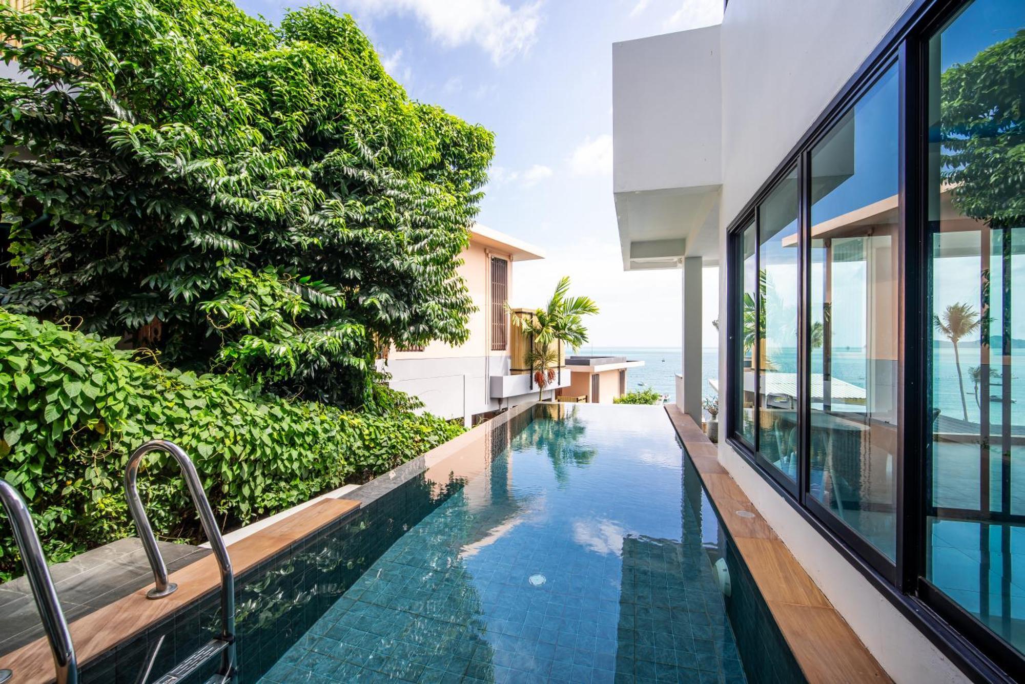 Mona Seaview Pool Villa Beach Front Aoyon Beach Ban Ao Makham Bagian luar foto