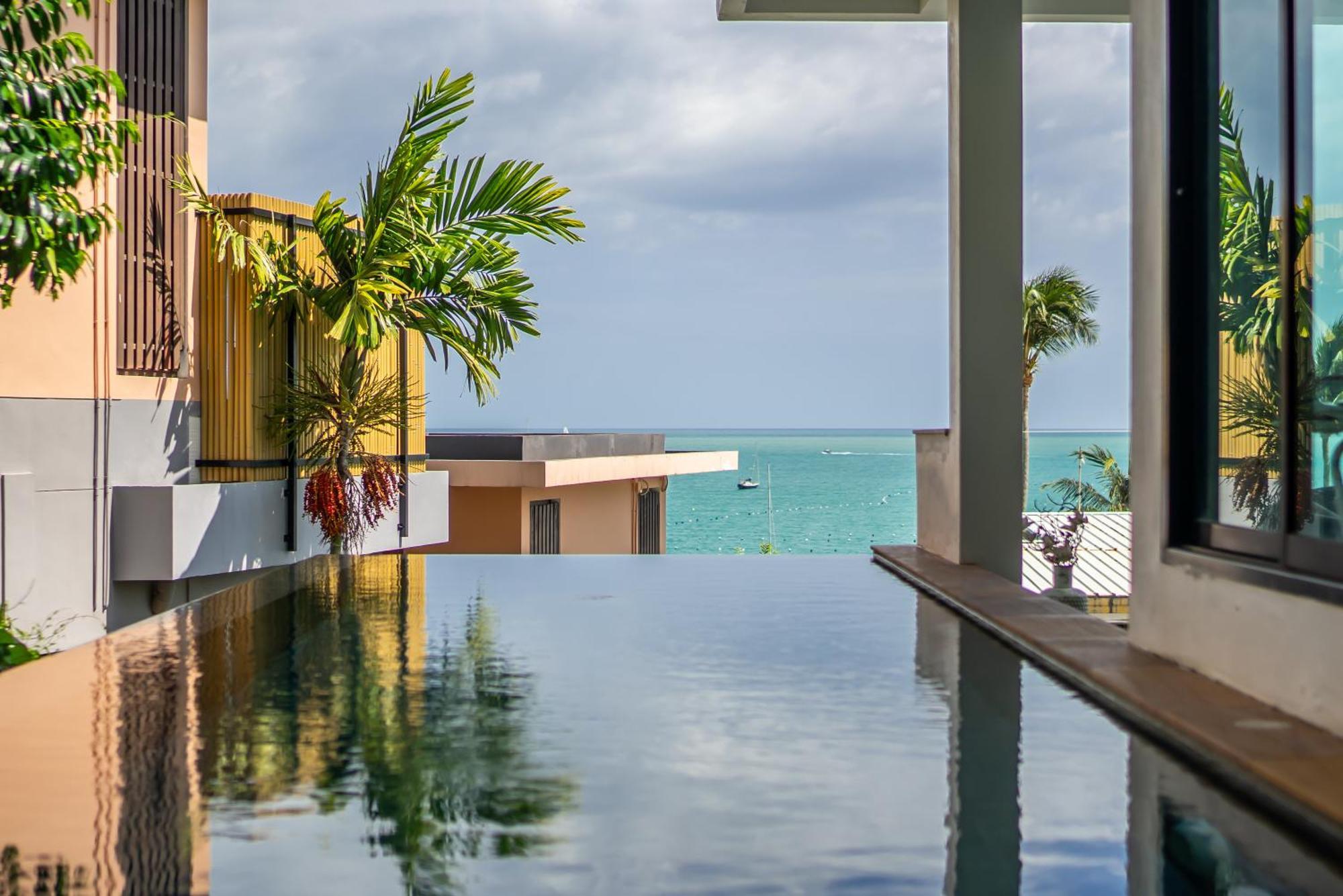Mona Seaview Pool Villa Beach Front Aoyon Beach Ban Ao Makham Ruang foto